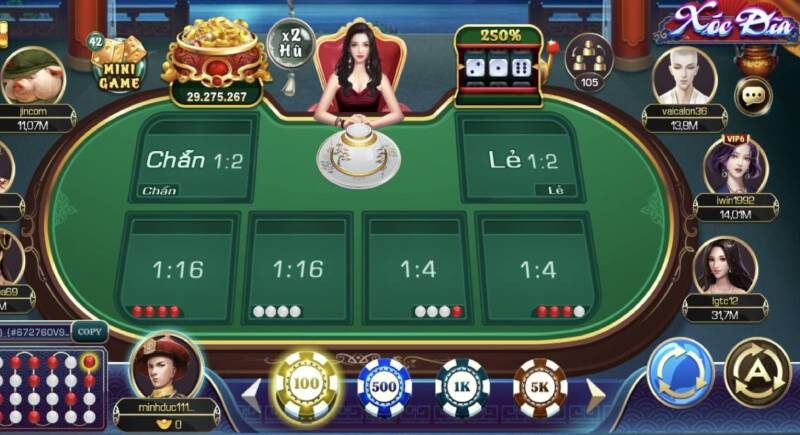 Xóc đĩa ngày nay có đa dạng cửa cược