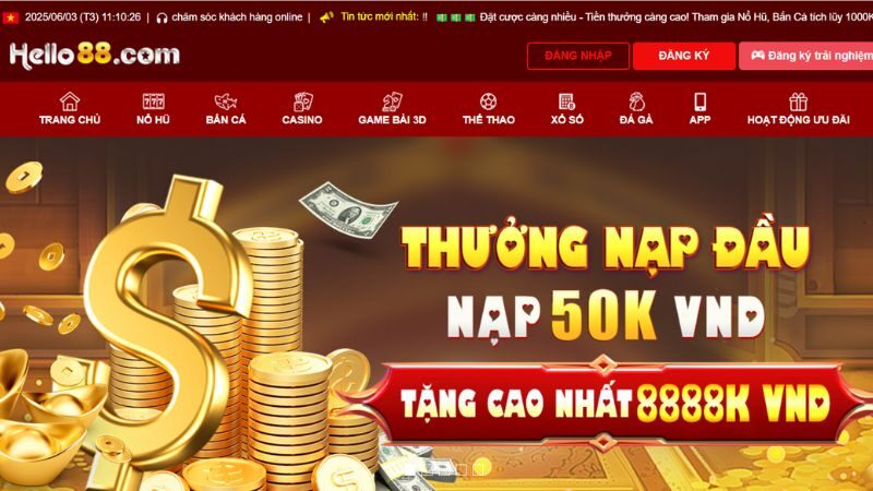 Nhà cái Hello88 có game live casino uy tín, chất lượng hàng đầu