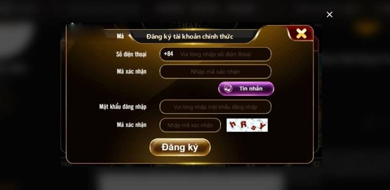 Thông tin đăng ký 68 game bài