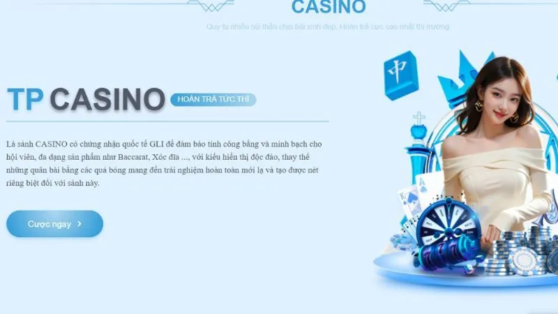 Kho game đa dạng, hấp dẫn, trực tiếp, trải nghiệm sống động.