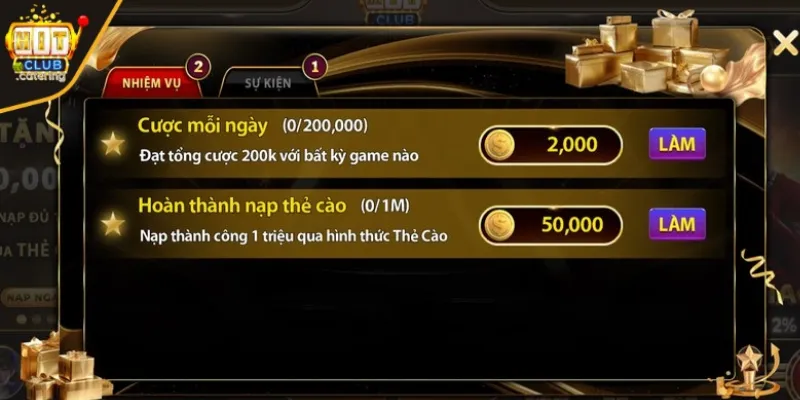 Nhận khi 1,000,000 VND khi nạp qua thẻ cào tại HitClub
